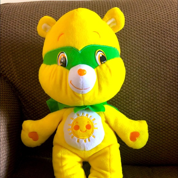 2009 like new Yellow Care Bear 16" mint condition - Picture 1 of 3